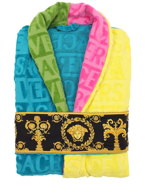 multicolor versace bathrobe|Meer.